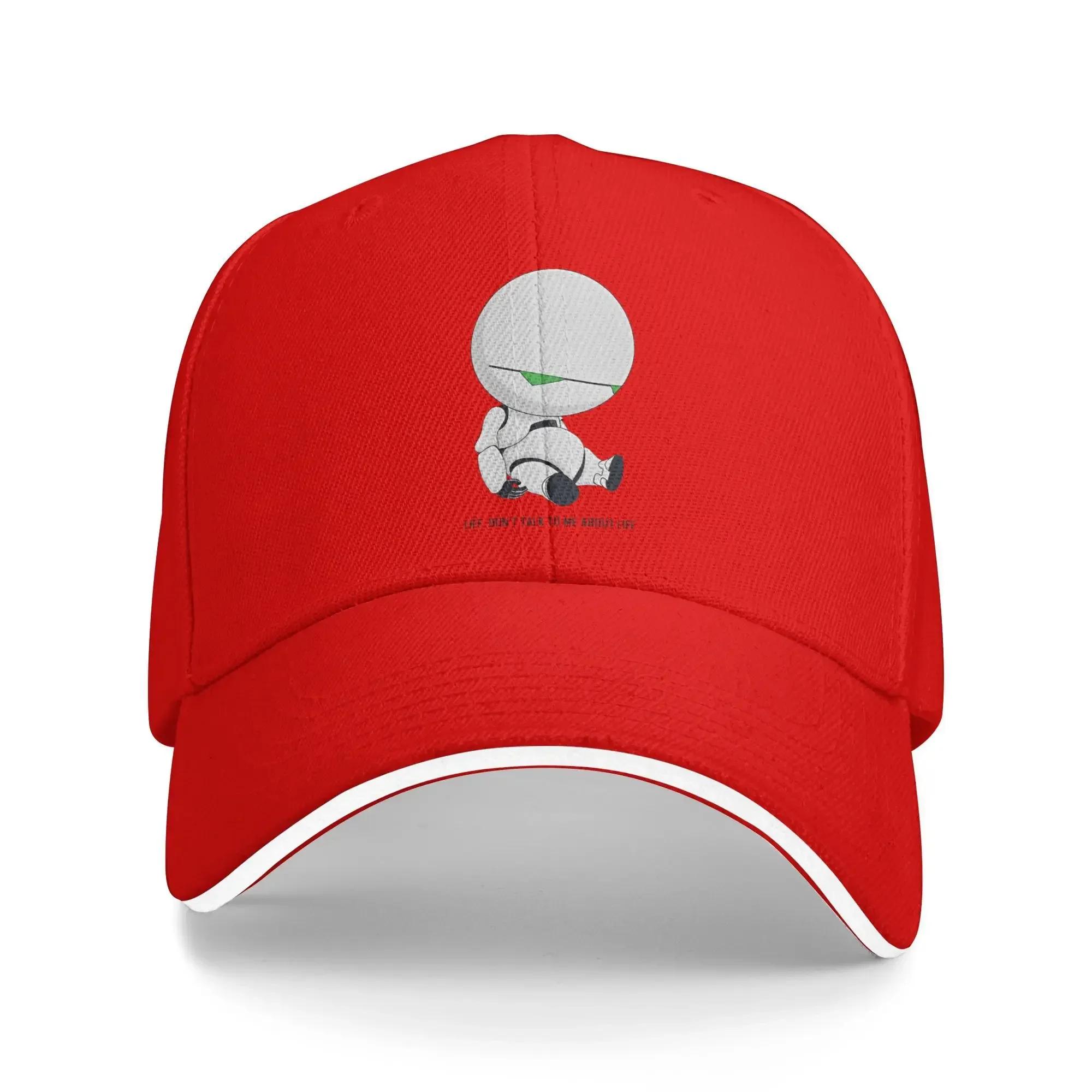 

Hitchhikers Guide to the Galaxy Sun Baseball Cap depressed Summer yk Cool Trucker Hat Adult Outdoor Sport Baseball Caps One Size