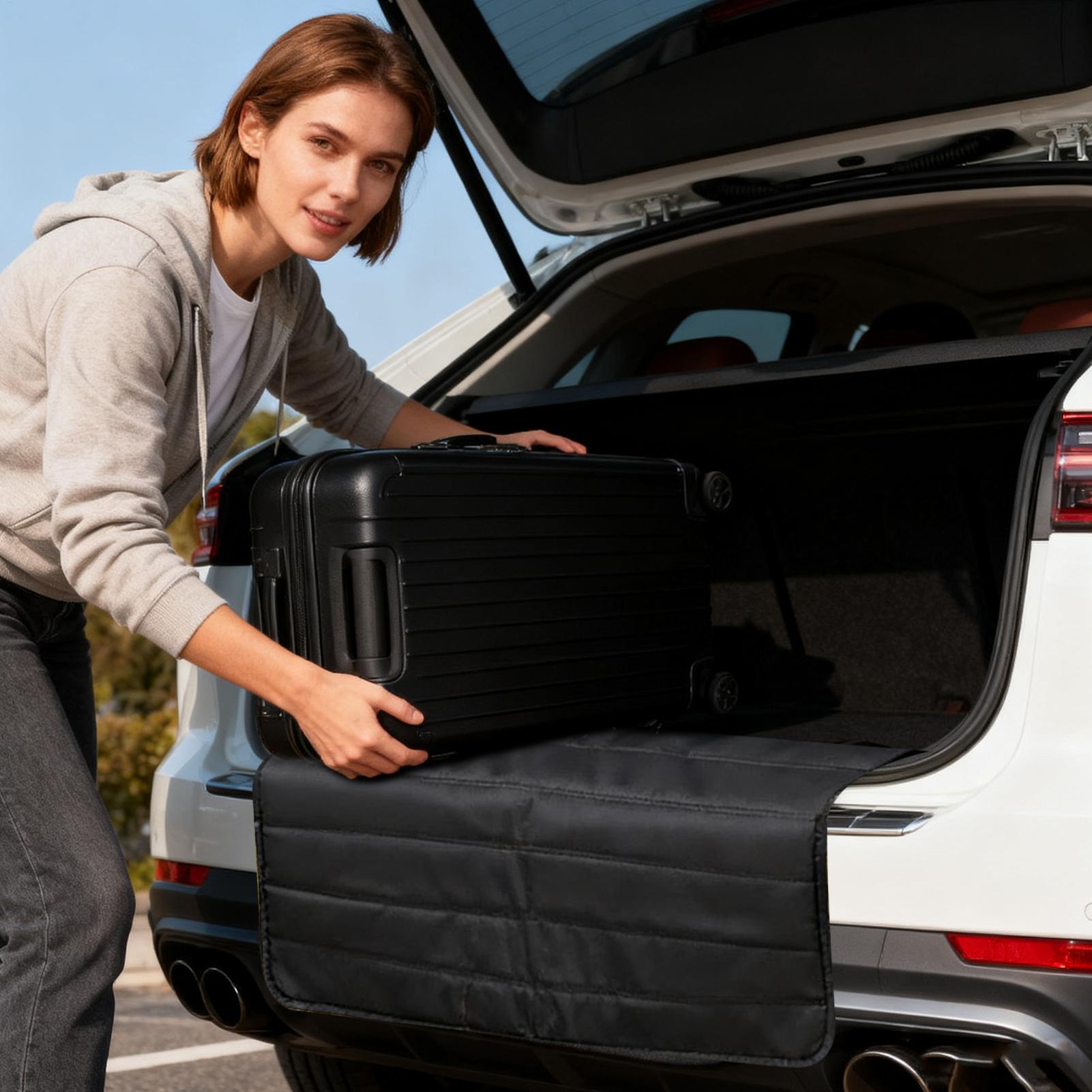

Trunk Liners For Cars Foldable Non Slip Guard Waterproof Pet Cargo Cover For Home Car Daily Travel Outdoor Van Storage Utility China Mainland