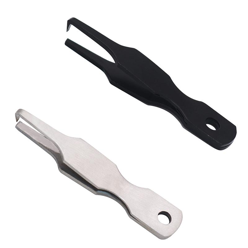 Ringöffner Mini Zange Schnellsprengringe Öffner Werkzeug Mit/Ohne Kette Knotenbinder für Angelschnur Pinzette Schneidzange Tackle