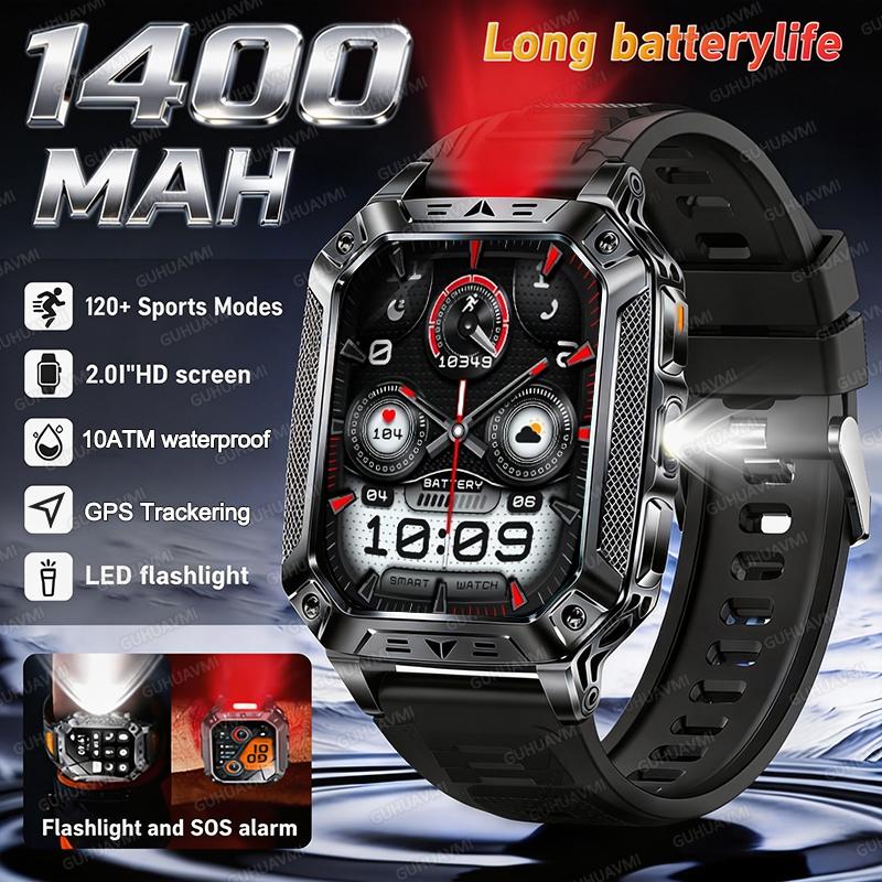 New 1400mAh Super Capacity Battery Smart Watch GPS path tracker Outdoors Military Adult Clock 10ATM Waterproof Swim Smartwatch