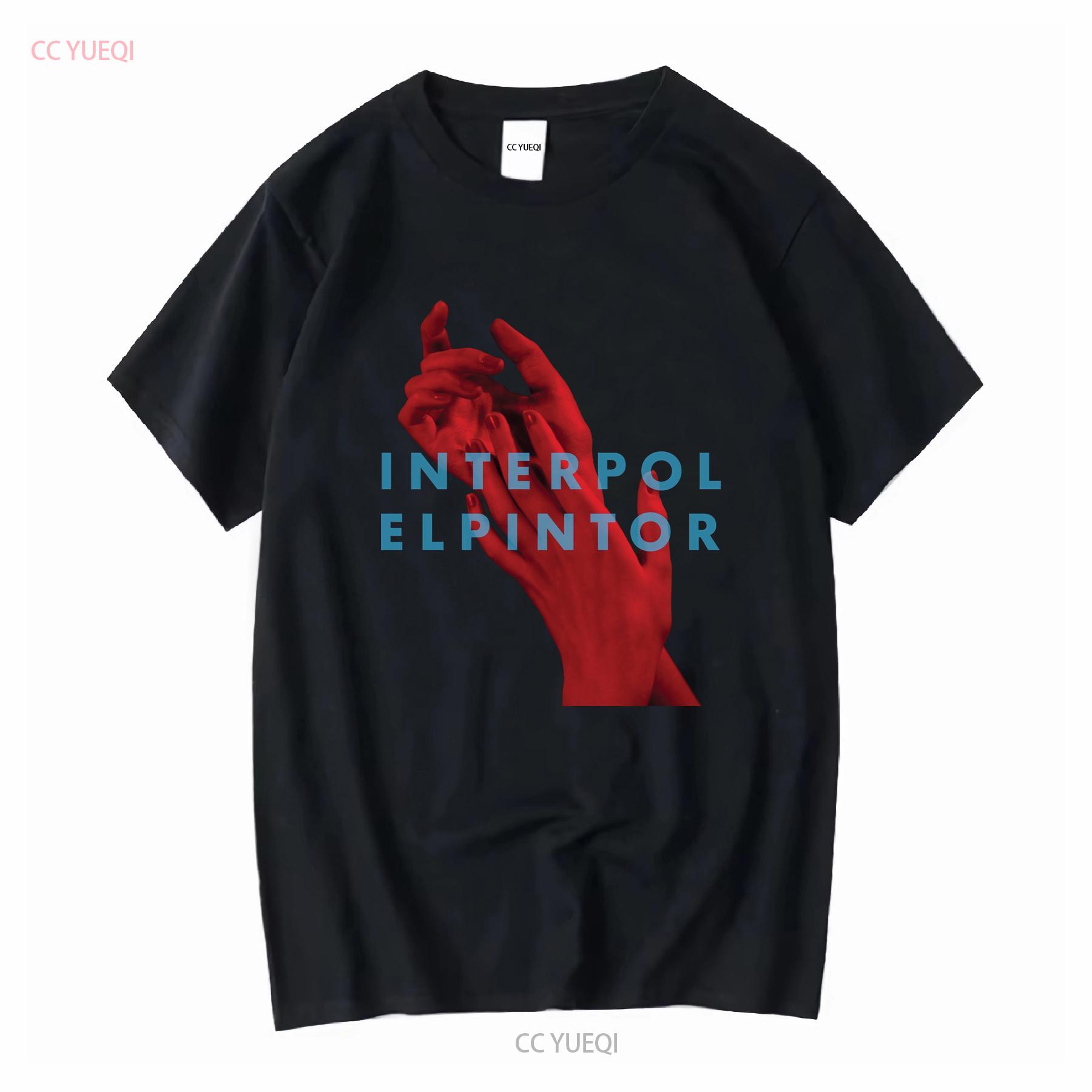 

El Pintor Interpol Everything Is Wrong Paul Bank Daniel Kessler T Shirt vintage Washed graphic streetwear Slightly Unisex 4XL