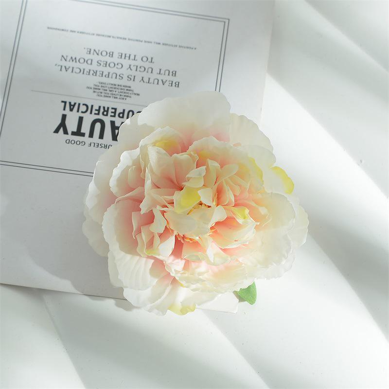 10cm Peony Silk Artificial Flower Heads for DIY Hair Accessories & Handmade Jewelry