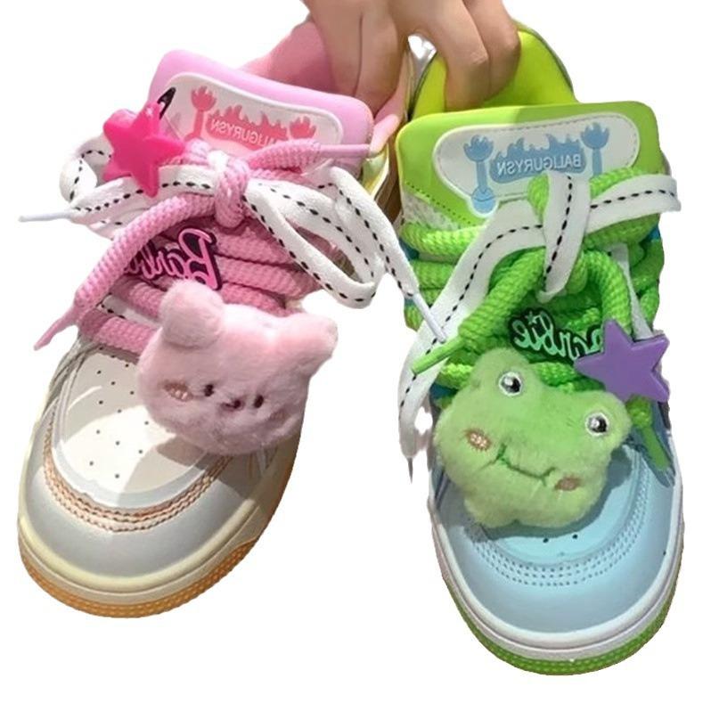 Original Mandarin Duck Shoes 2025 New Popular Skateboard Shoes Niche Design Dopamine Casual Sports Shoes Children's Tide