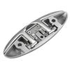 5" Mooring Cleat Folding Boat Accessories Marine 316 Stainless Steel Marine Boat Yacht Bollard Boat Ship Mooring Dock Neat Cleat