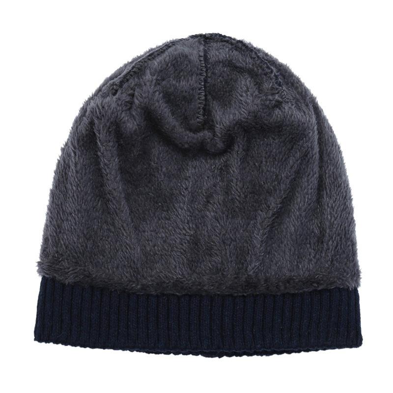 New Autumn and Winter Knitted Hat, Fleece Thermal Hat, Thickened Hat, Cycling Pullover Hat, Wool Hat