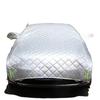 Car Half Cover: Sunshade, Snow & Frost Protection, Anti-freeze, Rainproof, Heat Insulation with Fleece Cotton