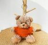 Wearable Teddy Bear Keychain Pendant – Plush Toy Gift for Graduation Season with Logo Print
