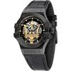 Potenza Gold Leather Black Gents Automatic R8821108036 Watch
