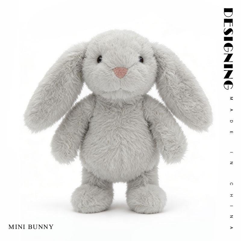 Plush Rabbit Keychain Charm: Cute Backpack Pendant & Doll Gift for Girls