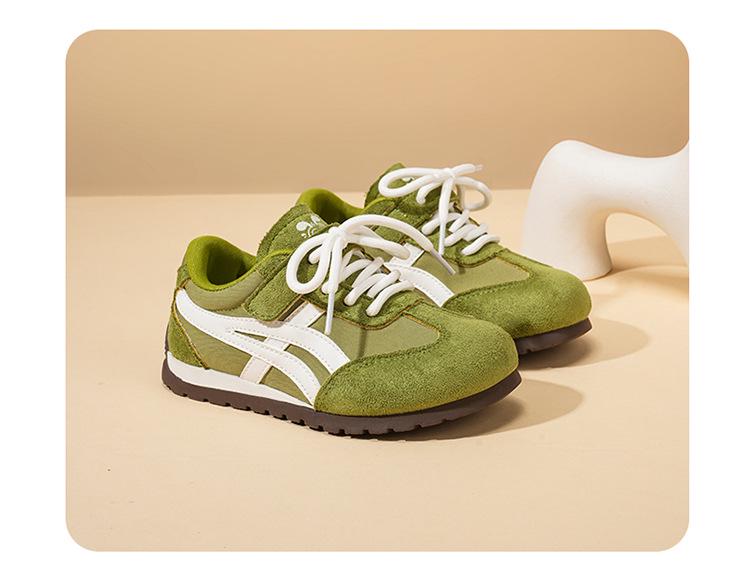 Babudou Boys' Leather Sports Shoes - 2026 Autumn Collection