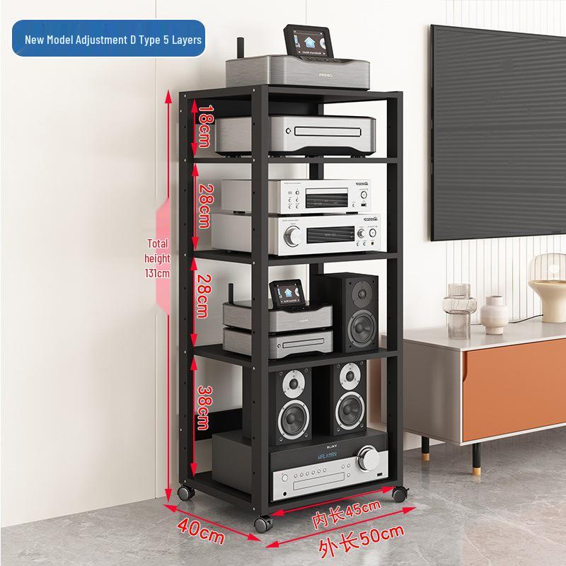 Mixer Audio Mobil și Suport Amplificator cu Tuburi - Dulap Raft de Depozitare pentru Home Theater