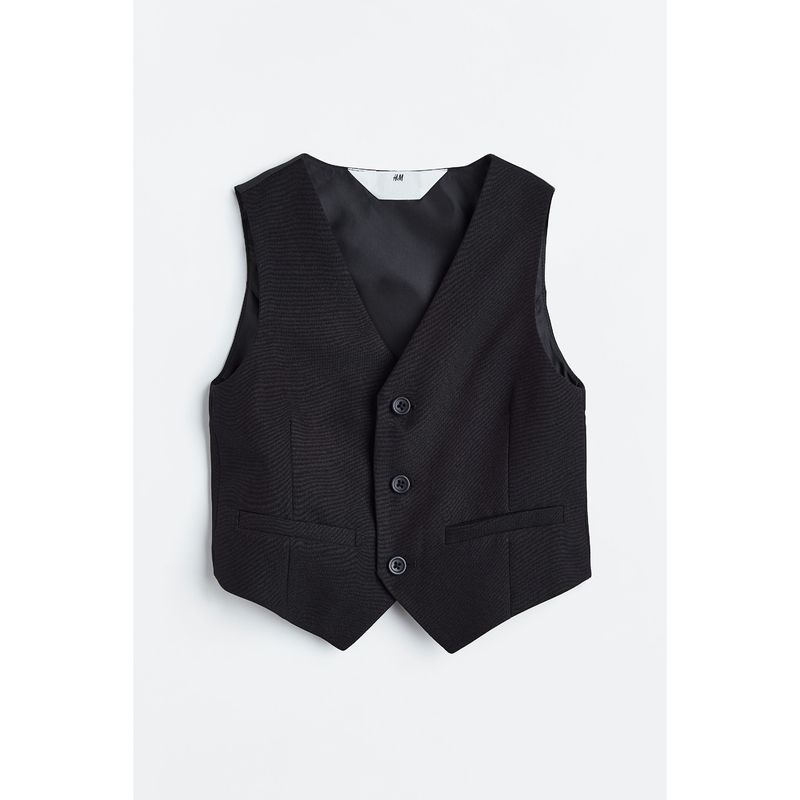 

HM Children s Clothing Boy s Waistcoat Autumn British Style Button Suit Vest Birthday Dress 1137246 Black 110/60