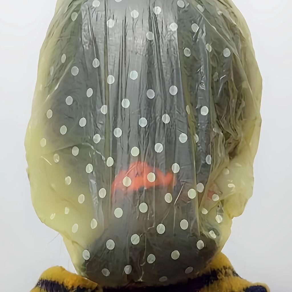 3pcs Waterproof Bath Hat Thickened Waterproof and Oil Fume Cap Women Spa Hair Salon Supplies Shower Cap Bathroom Accessories