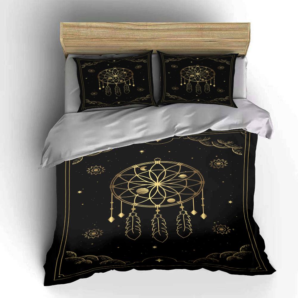 Dreamcatcher Design Black Bedding Set Bedding set (1 duvet cover, 2 pillowcases, duvet not included)