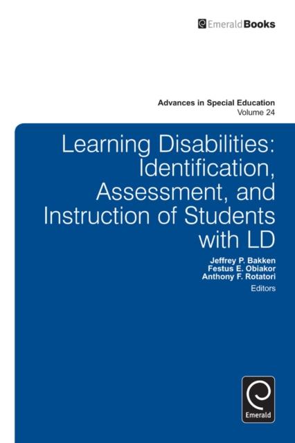 The Learning Disabilities : Identification, Assessment, and Instruction of Students with LD Book