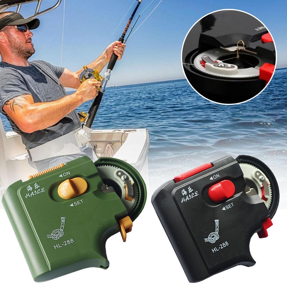 Macchina Elettrica Veloce per Legare Amo da Pesca Portatile Automatica Raccoglitore Bobina Filo da Pesca Dispositivo per Easy Baitcasting