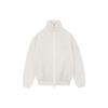 Adidas X Fear of God Athletics Heavy Fleece Track Jacket Oatmeal Unisex Outerwear White IW8920