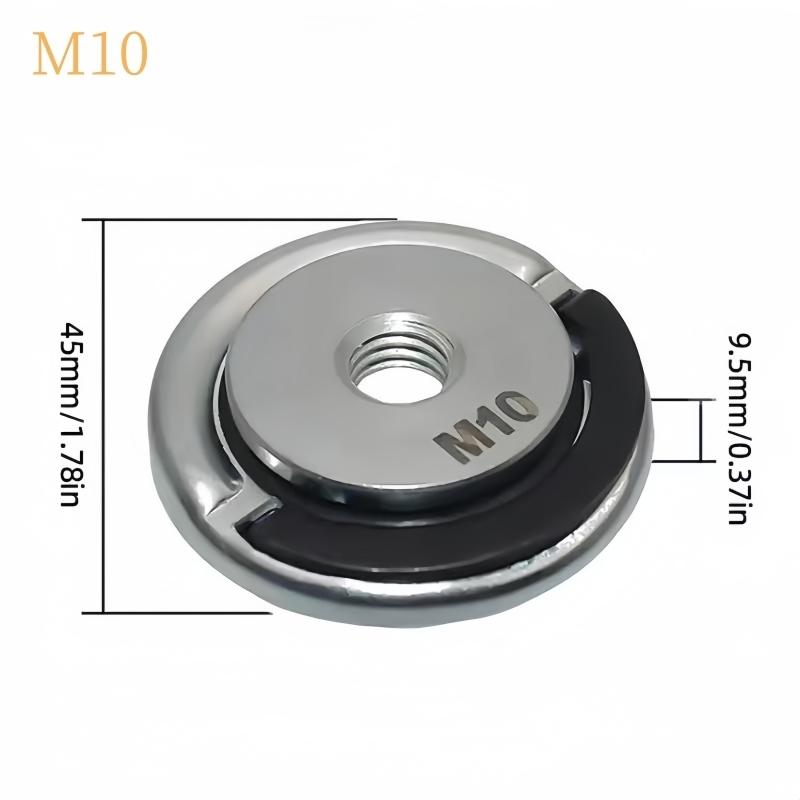 

1 шт. M14 M10 5/8-11 тяговое кольцо угловая шлифовальная машина быстросъемный самоблокирующийся патрон прижимная пластина гайка фланца