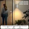 Colorful Toilet Projection Night Light Led Footlights Sensor Magnetic Double Head Wall Lamp Rechargeable body Sensor Night Light