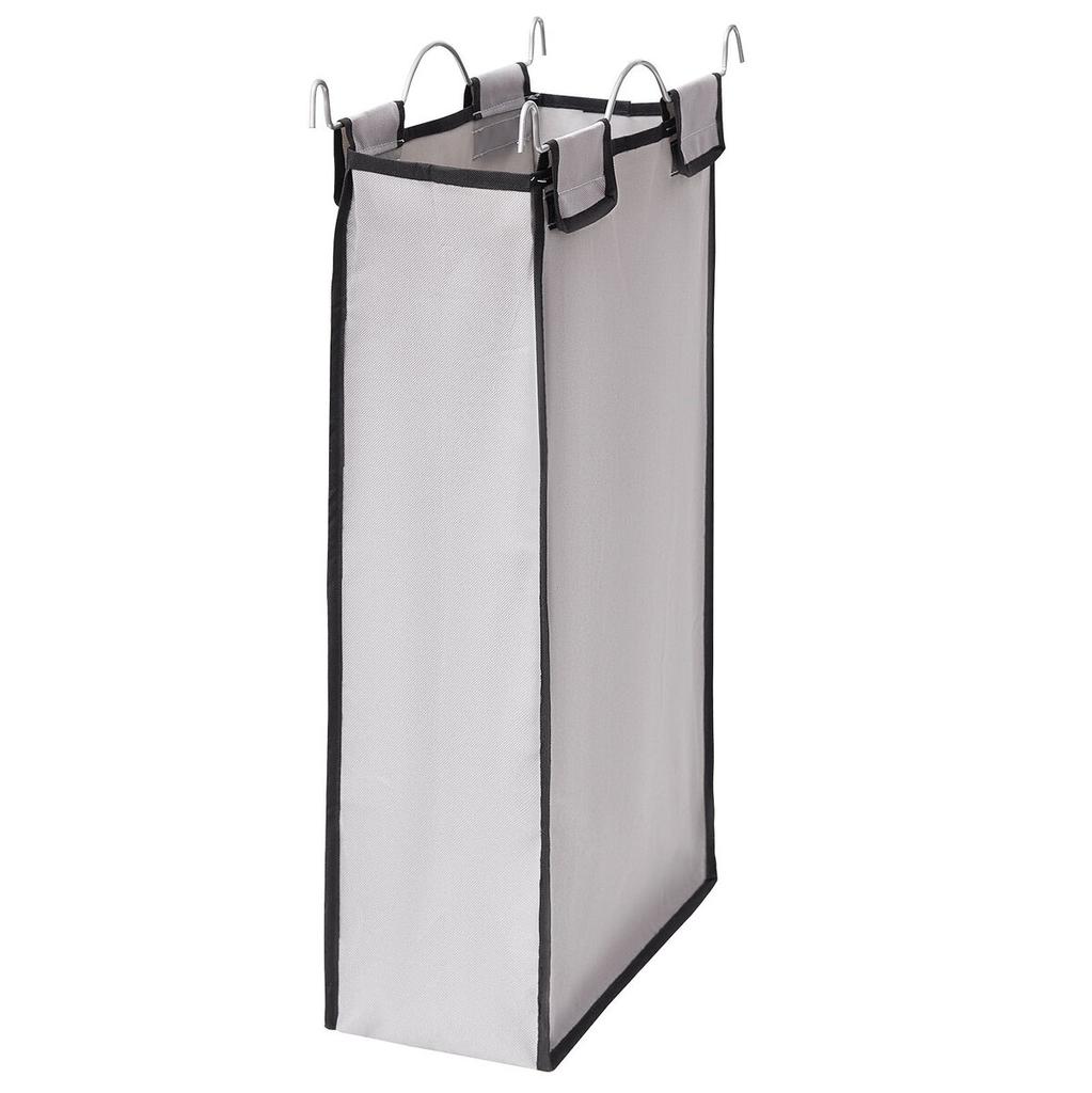 Laundry Sorter Cart 4 Section, Laundry Hamper with Heavy Duty Lockable Wheels and 4 Removable Bags, Rolling Laundry Basket Sorter for Clothes Storage