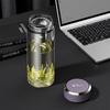 WANXIANG Portable Borosilicate Glass Tea Infuser Bottle