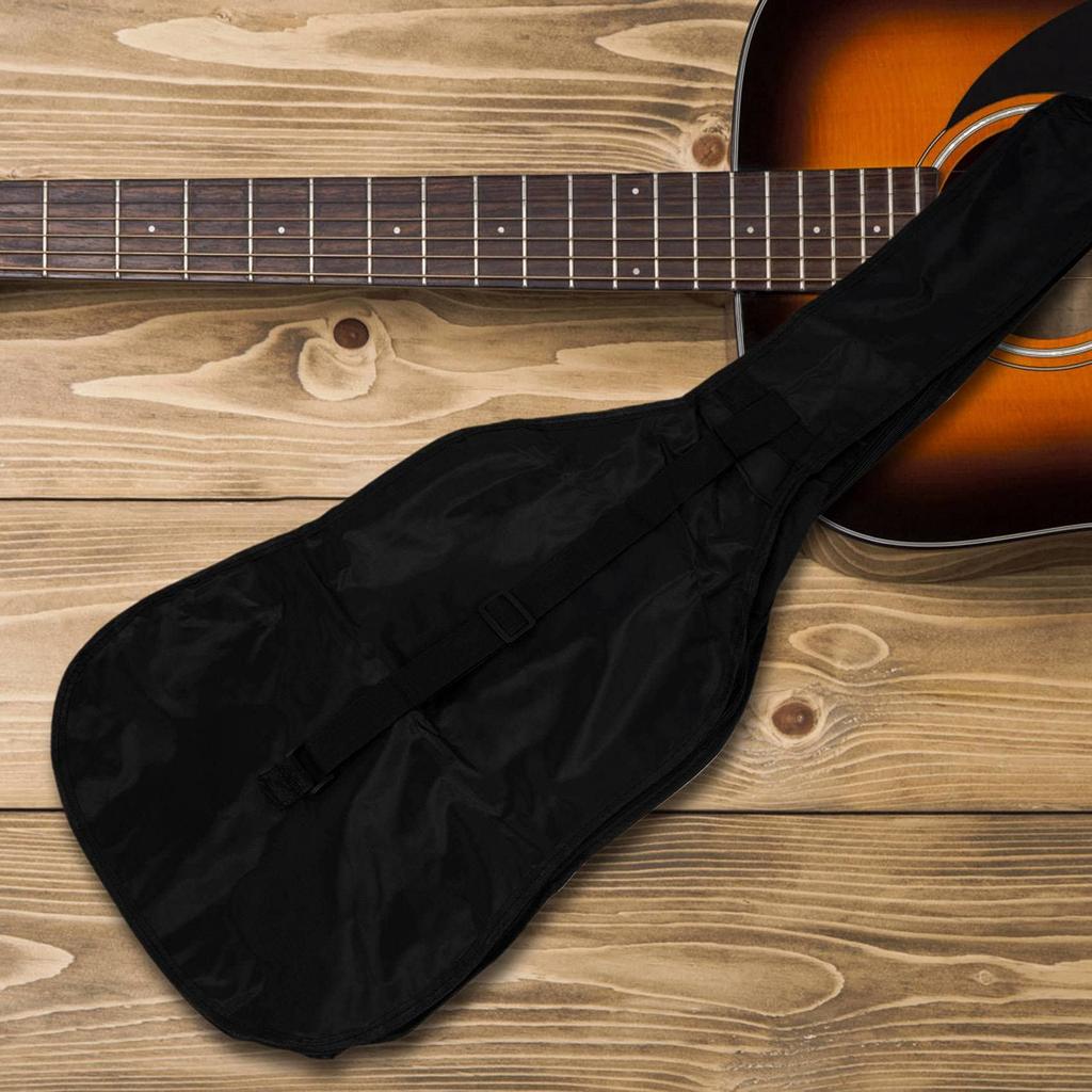 Dovhmoh Guitar Oxford Cloth with Shoulder Gig Bag Guitar Parts Accessories 38-inch Bag, Pockets, Case, &