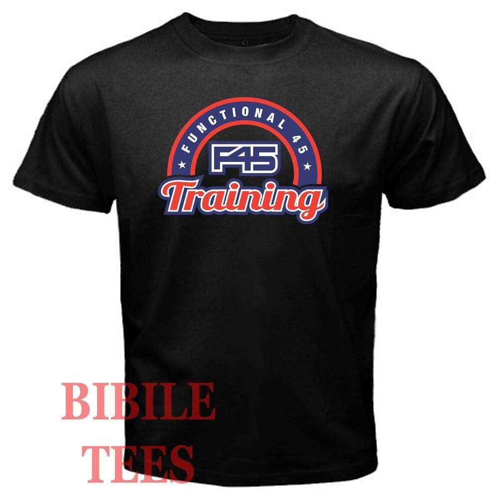 F45 Training Fitness Gym Men s Black Size S to 5XL S