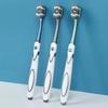 360 Whole Mouth Clean, Mens Toothbrush Medium-Hard Bristle Toothbrush for Adults, Excellent Cleaning Effect, Whitening Teeth
