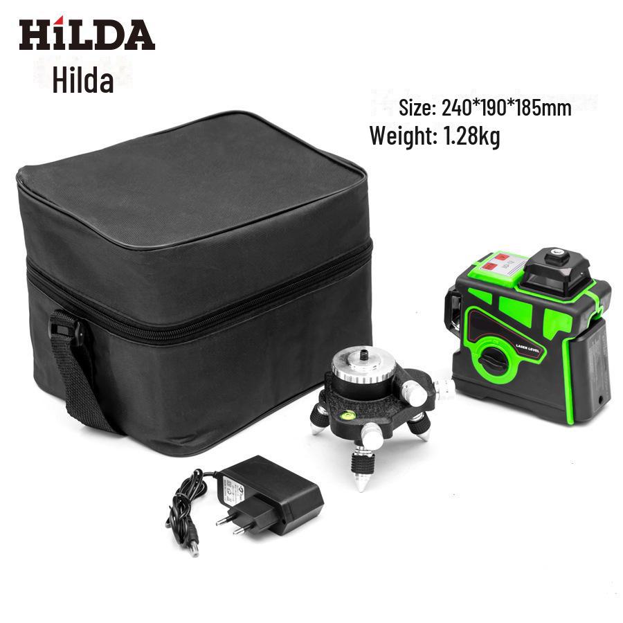 Hilda 12-Line Automatic Laser Level with Infrared Projection