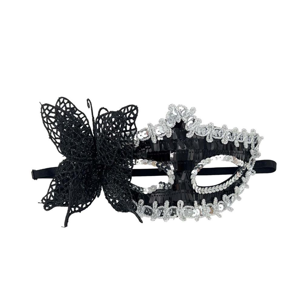 Half Face Butterfly Masquerade Mask Lightweight Elegant Butterfly Hand Hold Mask Decorative Party Costume Party Face Mask