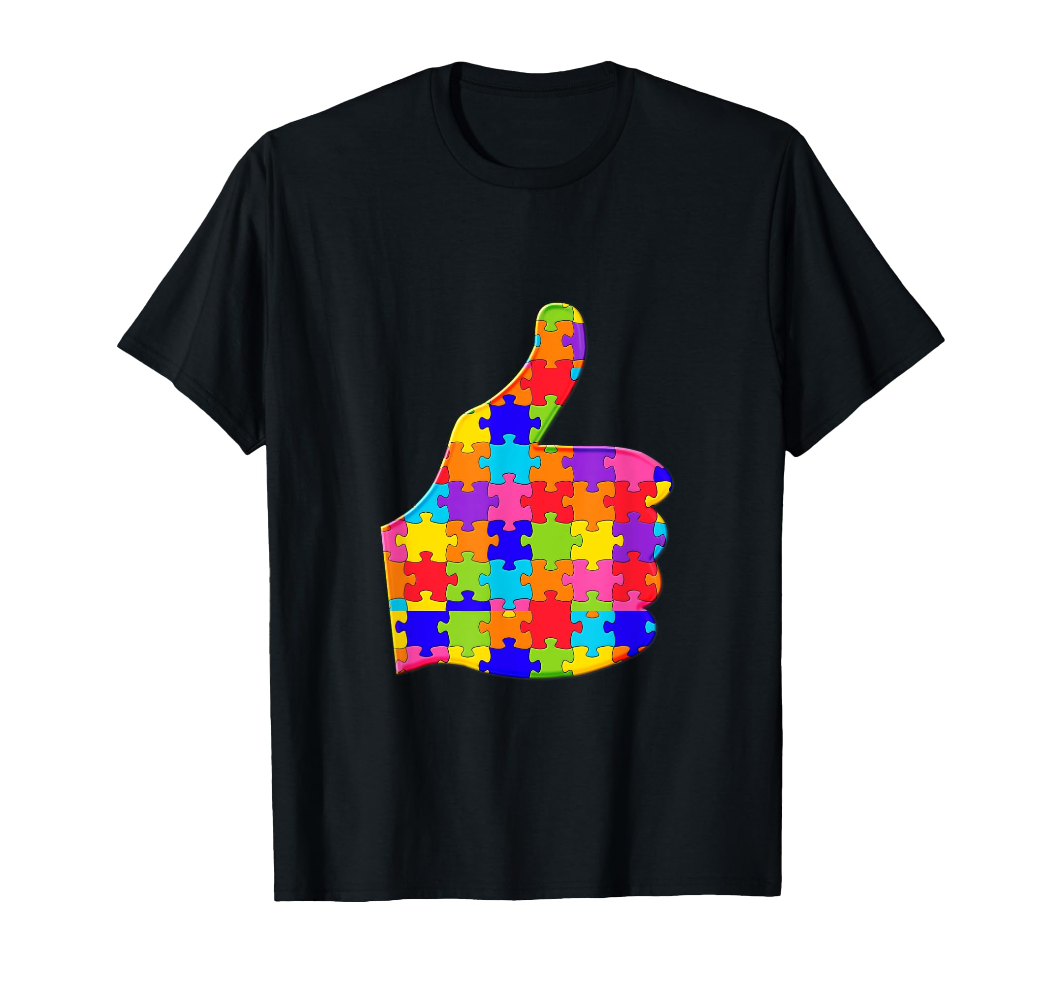 

Jigsaw Puzzle Autism Puzzle Like a Thumb T-Shirt