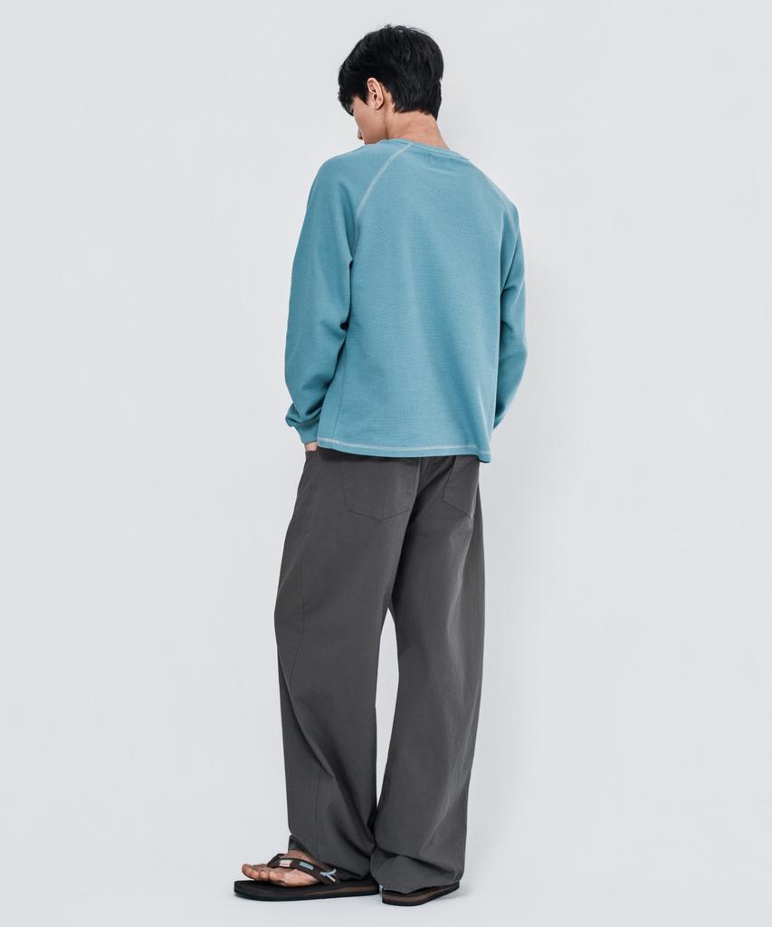 WAAR M293 Chino Wide Cotton Pants_Taupe