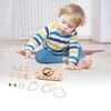 Clouds Birds Sensory Activity Board Wood Composite Board Early Learning Toys Puzzle DIY Sensory Activity Board for 2?3 Years Old Children