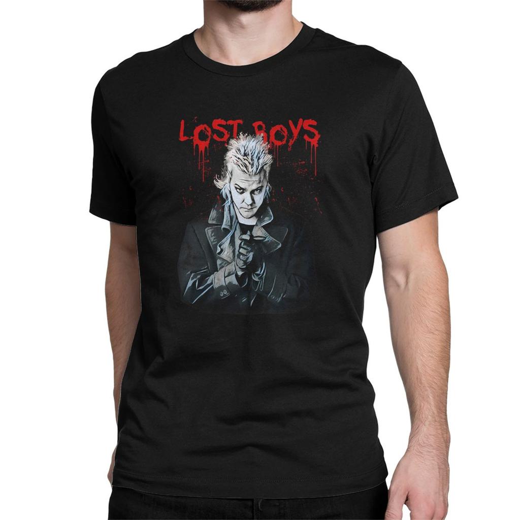 Men Women David The Lost Boys Horror Movies T Shirt Cotton Tops Leisure Short Sleeve O Neck Tee Shirt Summer T-Shirt