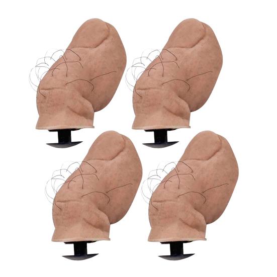 

1/2/4 шт., подвески для обуви, сабо из крокодила, аксессуар, реалистичная форма большого пальца, пляжные тапочки, украшение, булавки для обуви, пряжка для обуви, сделай сам, функциональная, грязеотталкивающая, держится A 4pcs