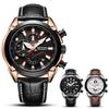 Sportsklokker for menn Toppmerke Luksus Chronograph Watch Men Waterproof Luminous Military Herreklokke