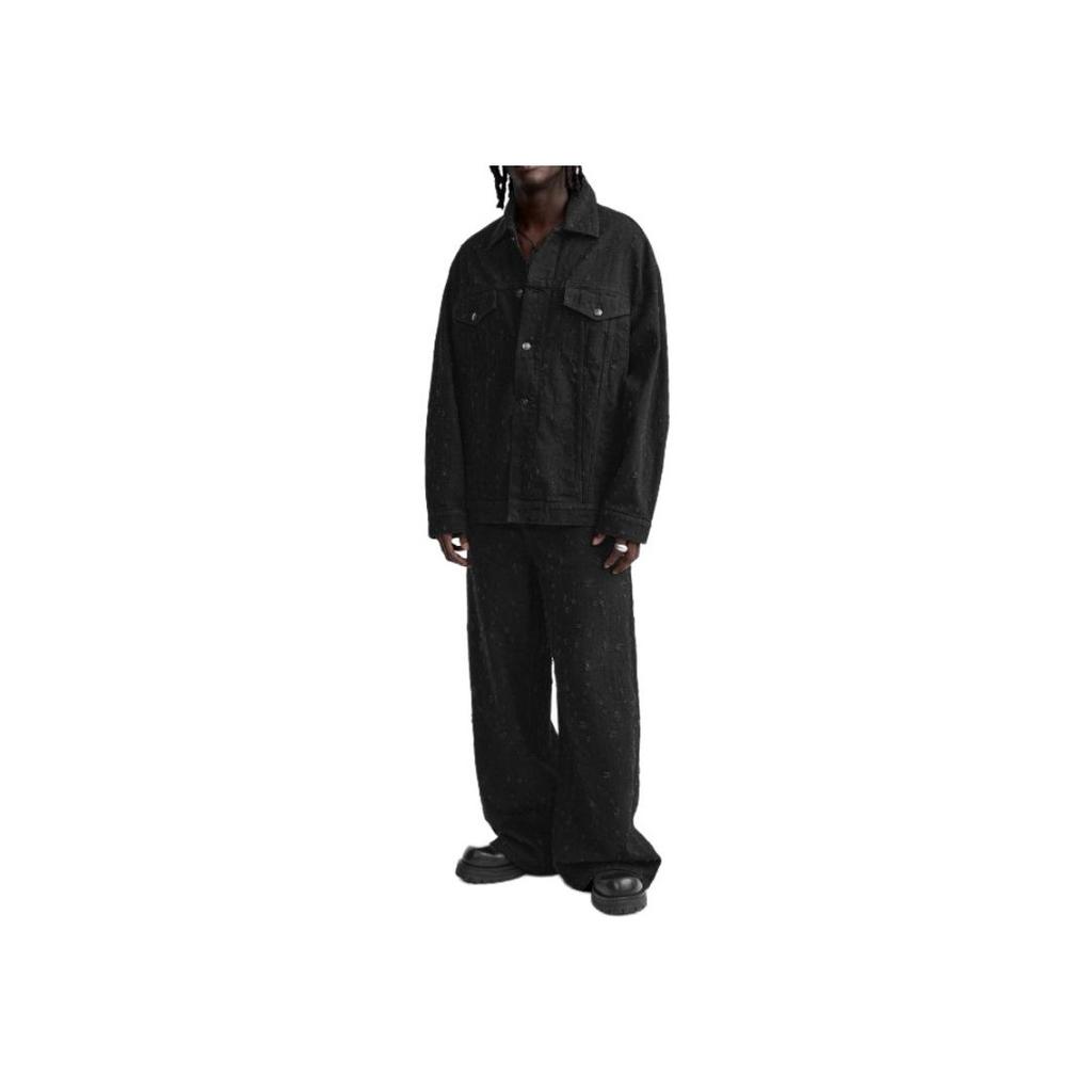 Zara Solid Color Lapel Work Single-Breasted Jacket Men Jackets Black 1538430-800