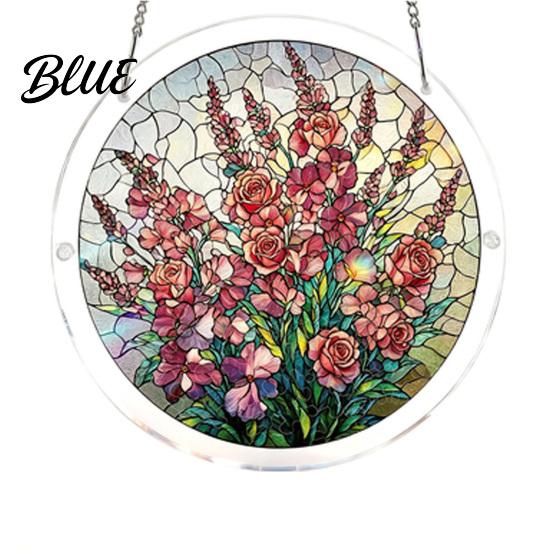 Hanging Window Decoration Acrylic Puzzle Suncatcher Stained Glass Ornaments DIY Jigsaw Sun Handmade Art Catcher Kit for Home Garden Decor