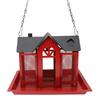 Bird Feeder House for Outside Mesh Wild Bird Feeder Large Capacity Weatherproof Bird Feeding Station Hanging for Garden Yard   Proof