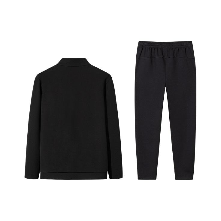 Anta Autumn Casual Sports Suit Hoodie Men Sweatshirt Black 952537201-4