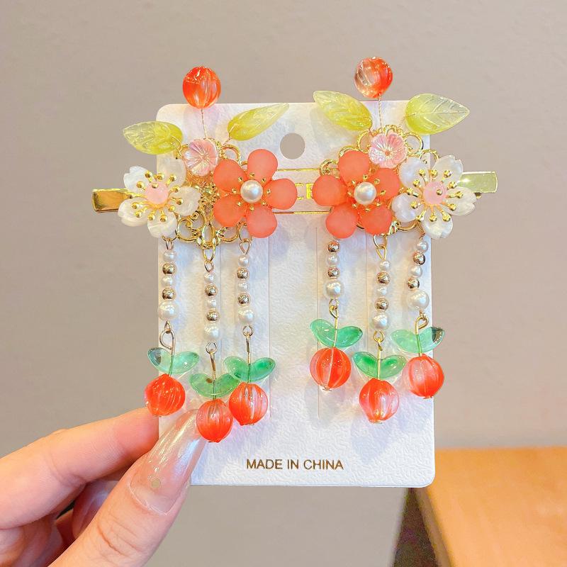 Ancient Style Hanfu Hair Accessories: Super Fairy Princess Tassel Hairpins for Girls & Women