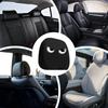2pcs Car Headrest Covers Big Eyes Auto Headrest Protector Decorative Interior Accessories  Universal Car Seat Headrest Cover