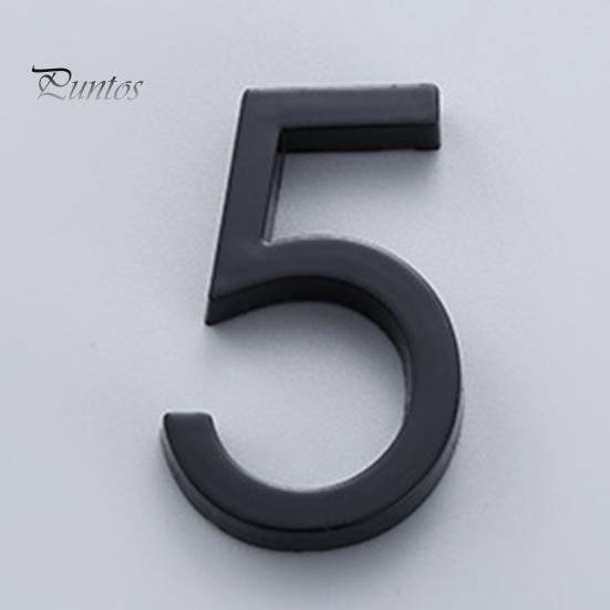 Modern 3D House Numbers Heavy Duty Rust-proof Simple Installation Modern House Address Numbers for Outside Home Front Door