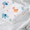 Asciugamano in Garza e Copertina per Bagnetto Neonato in Puro Cotone