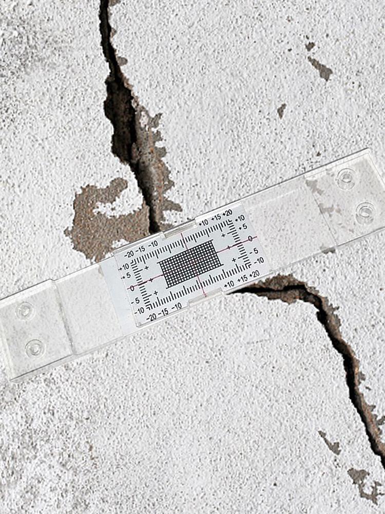 Crack Monitoring Gauge Building Wall Standard Crack Monitor Tell-Tale Crack Measuring Tool For The Standard And Corner Cracks