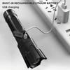 High-Intensity Flashlight: For Outdoor Home & Camping Use, Suitable for Cycling, Long-Range, USB-Rechargeable Zoomable LED Light