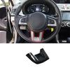 For Subaru Forester 2017-2018 ABS Carbon Fiber Steering Wheel U Type Cover Trim