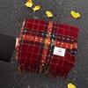 Red Plaid Scarf Women's Winter Scarf Imitation Cashmere Harry Potter Shawl Men Give Girlfriend New Models