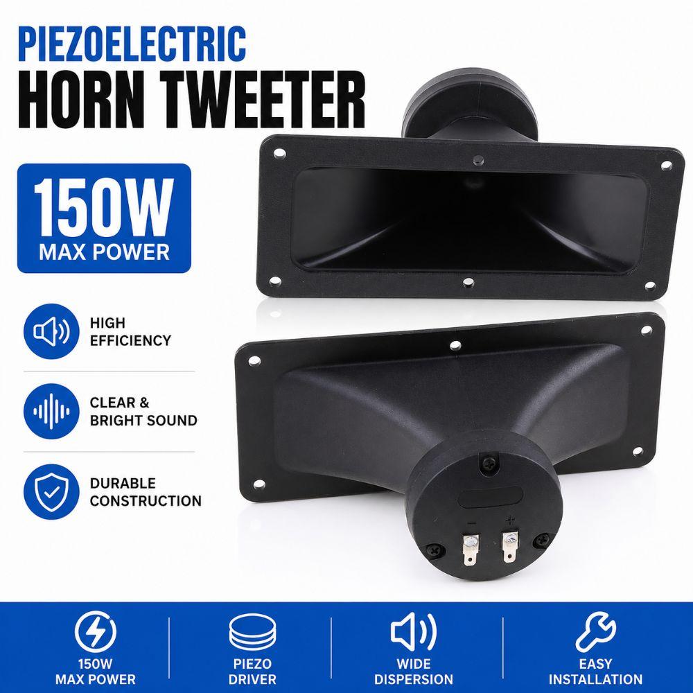 150W Piezoelectric Tweeter Dual Drive Audio Speaker New Treble Speaker