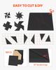 18 Pack Acoustic Wall Panels 11.8 x 11.8 x 0.4 inch Self-Adhesive Black